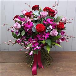 The Orchid and Rose Bouquet